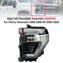 2024-2025 Chevy Silverado 2500 3500 HD conjunto de farol esquerdo + direito 85044248 85044249-42