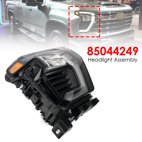 2024-2025 Chevy Silverado 2500 3500 HD conjunto de farol esquerdo + direito 85044248 85044249
