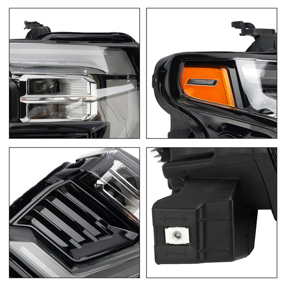 2024-2025 Chevy Silverado 2500 3500 HD conjunto de farol esquerdo + direito 85044248 85044249