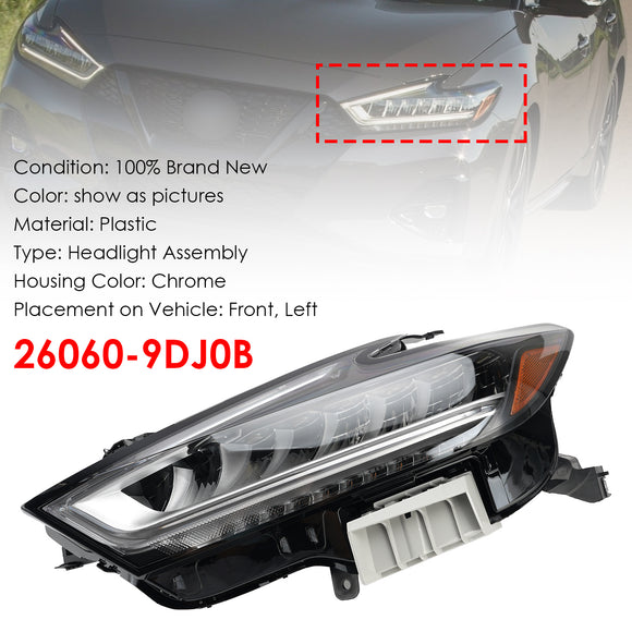 2019-2021 Nissan Maxima koplampmontage 26060-9DJ0B 26010-9DJ0B