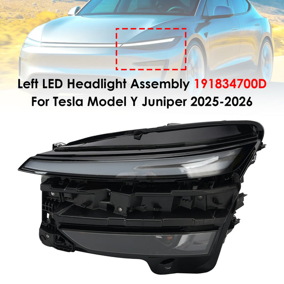 2025-2026 Tesla Modelo Y Conjunto de faro izquierdo+derecho 191834700D 191834800