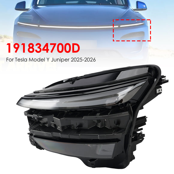 2025-2026 Tesla Modelo Y Conjunto de faro izquierdo+derecho 191834700D 191834800