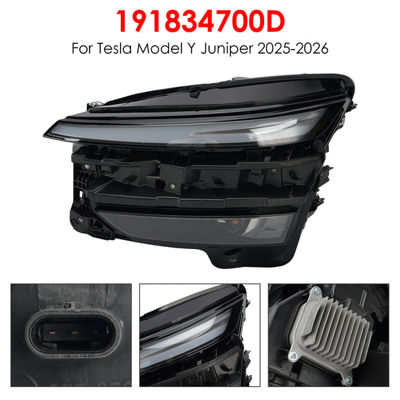 2025-2026 Tesla Modelo Y Conjunto de faro izquierdo+derecho 191834700D 191834800