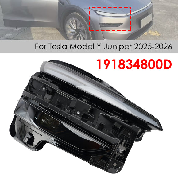 2025-2026 Tesla Modelo Y Conjunto de faro izquierdo+derecho 191834700D 191834800