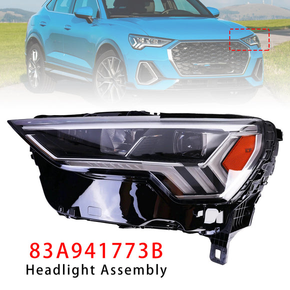 2019-2025 Audi Q3 Left+Right LED Headlight Assembly 83A941773B 83A941774B