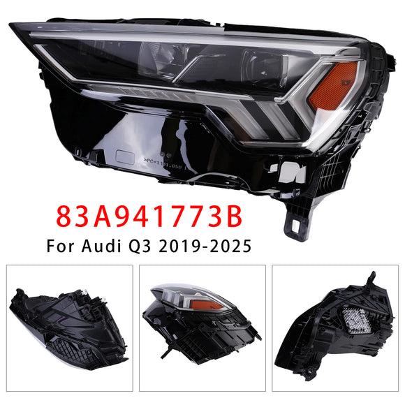 2019-2025 Audi Q3 Left+Right LED Headlight Assembly 83A941773B 83A941774B