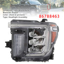 2020-2023 GMC Sierra 2500 3500 HD Conjunto de faros delanteros LED izquierdo+derecho 86788463 86788464-30