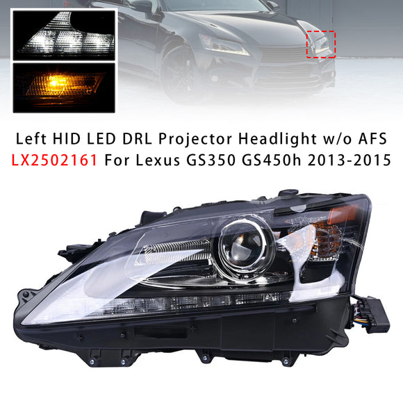 2013-2015 Lexus GS350 GS450h Links + Rechts HID LED-koplamp zonder AFS LX2502161 LX2503161