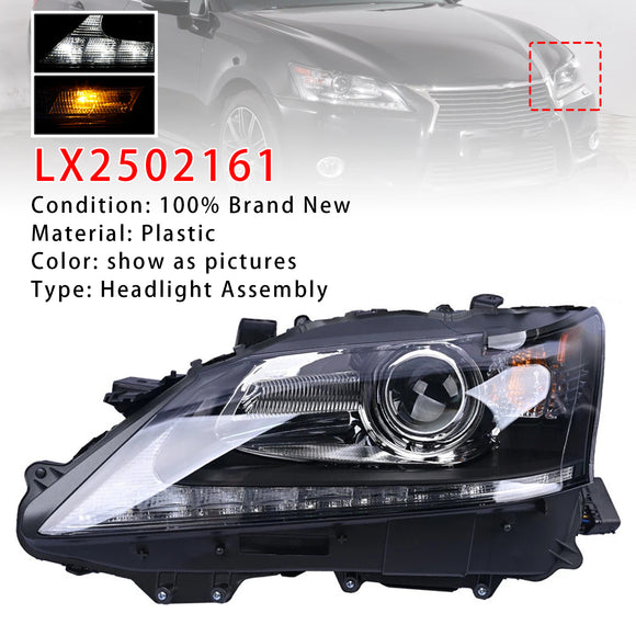 2013-2015 Lexus GS350 GS450h Links + Rechts HID LED-koplamp zonder AFS LX2502161 LX2503161