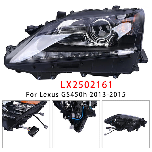 2013-2015 Lexus GS350 GS450h Links + Rechts HID LED-koplamp zonder AFS LX2502161 LX2503161