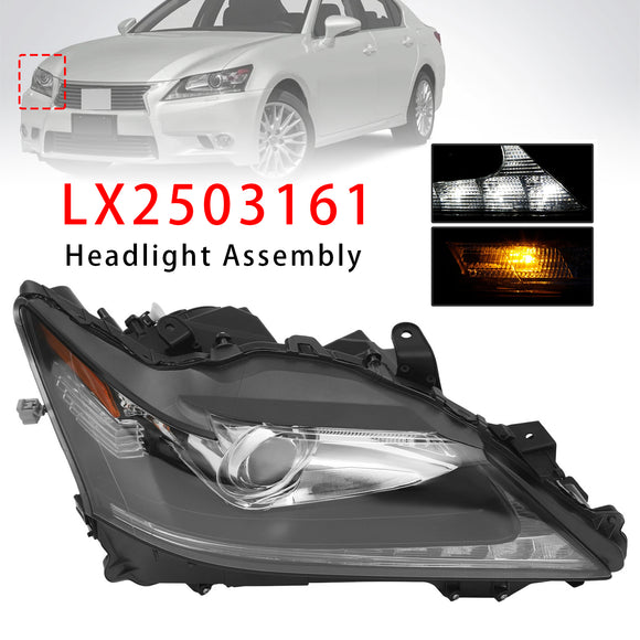 2013-2015 Lexus GS350 GS450h Links + Rechts HID LED-koplamp zonder AFS LX2502161 LX2503161