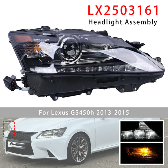 2013-2015 Lexus GS350 GS450h Links + Rechts HID LED-koplamp zonder AFS LX2502161 LX2503161