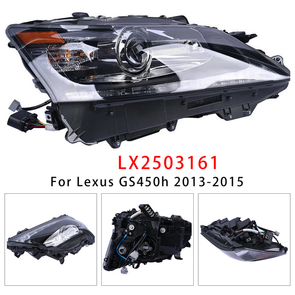 2013-2015 Lexus GS350 GS450h Links + Rechts HID LED-koplamp zonder AFS LX2502161 LX2503161