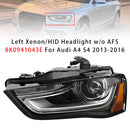 2013-2016 Audi A4 S4 Left+Right Xenon/HID Headlight w/o AFS 8K0941043E 8K0941044E-35