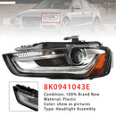2013-2016 Audi A4 S4 Left+Right Xenon/HID Headlight w/o AFS 8K0941043E 8K0941044E-36