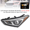 2017–2018 Hyundai Santa Fe Sport links + rechts Halogenscheinwerfer 92101-4Z500 92102-4Z500-32
