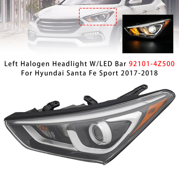 2017–2018 Hyundai Santa Fe Sport links + rechts Halogenscheinwerfer 92101-4Z500 92102-4Z500