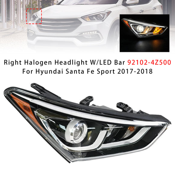 2017–2018 Hyundai Santa Fe Sport links + rechts Halogenscheinwerfer 92101-4Z500 92102-4Z500