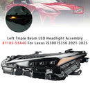 2021-2025 Lexus IS300 IS350 Faro triple izquierdo + derecho 81185-53A40 8114553A40-34