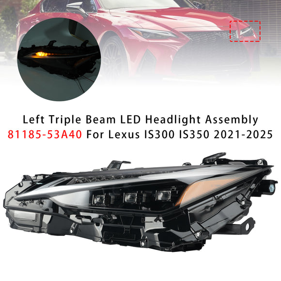 2021-2025 Lexus IS300 IS350 Faro triple izquierdo + derecho 81185-53A40 8114553A40