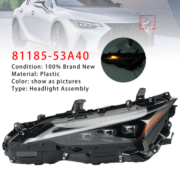 2021-2025 Lexus IS300 IS350 Faro triple izquierdo + derecho 81185-53A40 8114553A40