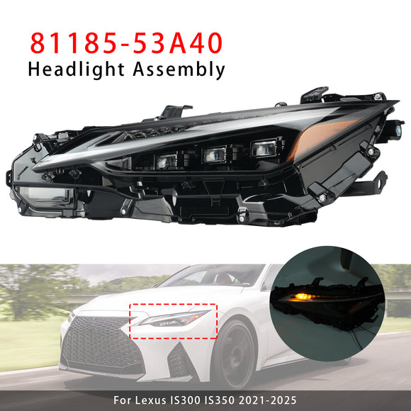 2021-2025 Lexus IS300 IS350 Faro triple izquierdo + derecho 81185-53A40 8114553A40