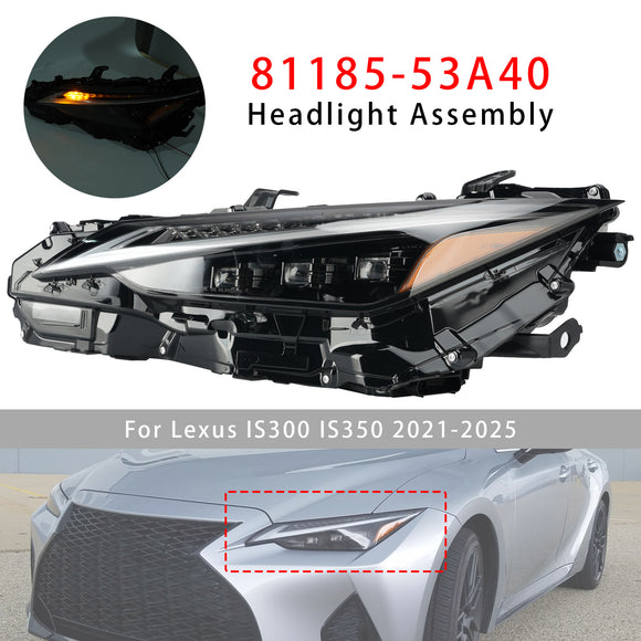 2021-2025 Lexus IS300 IS350 Faro triple izquierdo + derecho 81185-53A40 8114553A40