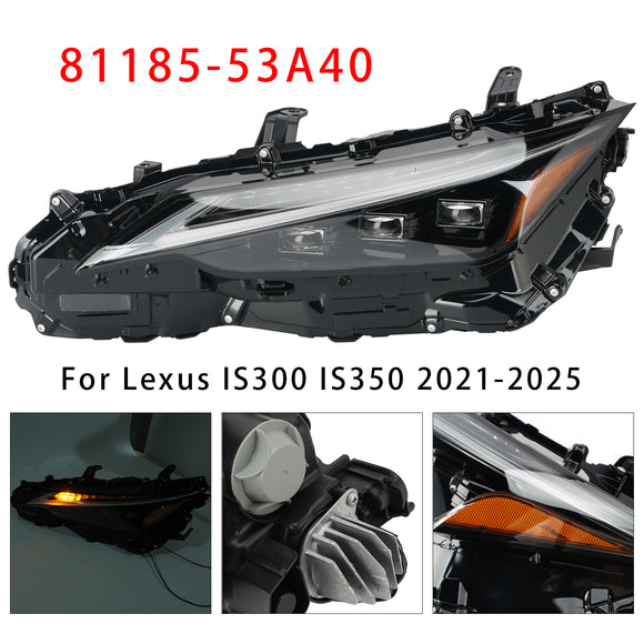 2021-2025 Lexus IS300 IS350 Faro triple izquierdo + derecho 81185-53A40 8114553A40