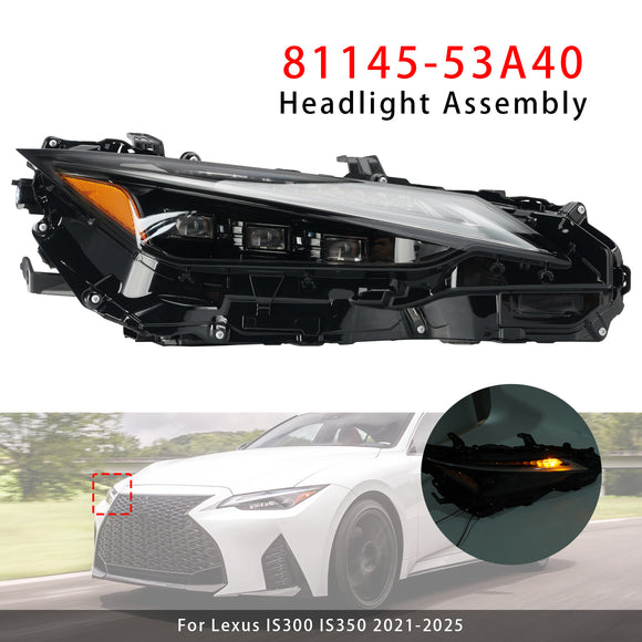 2021-2025 Lexus IS300 IS350 Faro triple izquierdo + derecho 81185-53A40 8114553A40