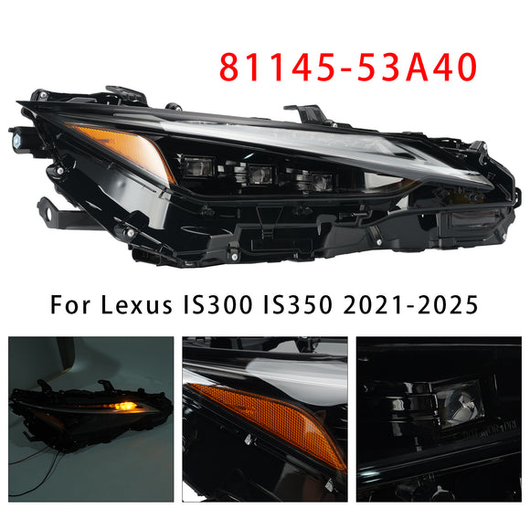2021-2025 Lexus IS300 IS350 Faro triple izquierdo + derecho 81185-53A40 8114553A40