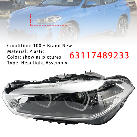 2018-2021 BMW X2 F39 Conjunto de faros LED 63117489233 63117489234