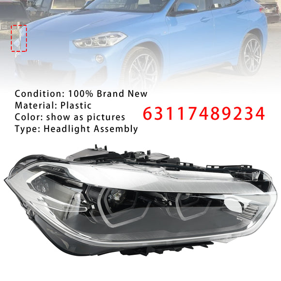 2018-2021 BMW X2 F39 Conjunto de faros LED 63117489233 63117489234