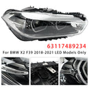 2018-2021 BMW X2 F39 Conjunto de faros LED 63117489233 63117489234-39