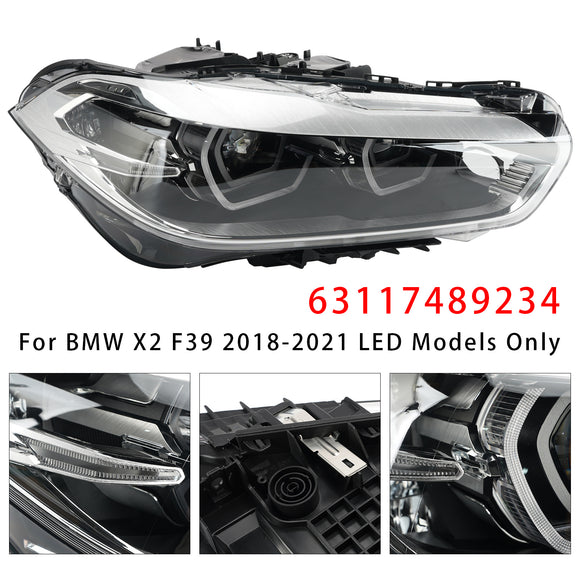 2018-2021 BMW X2 F39 Conjunto de faros LED 63117489233 63117489234