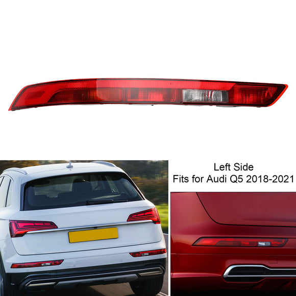 2018-2021 Audi Q5 Links + Rechts Paar Achterbumper Onderste Achterlicht Rem Stoplicht 80A945069A 80A945070A