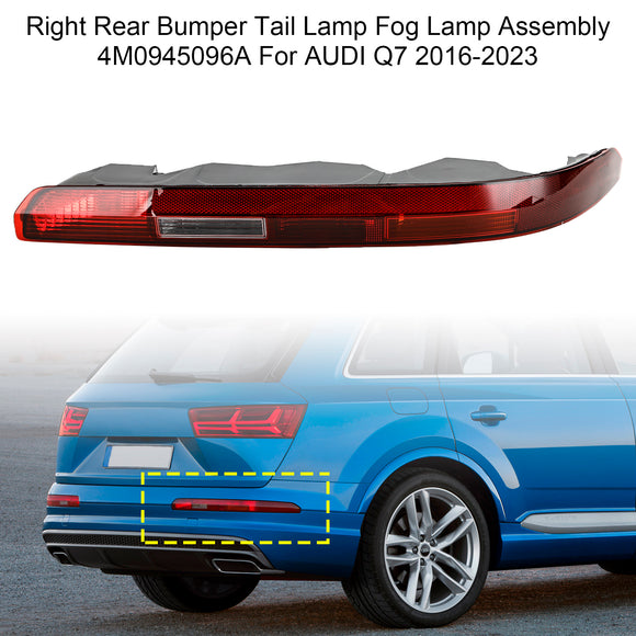 Ensemble de feux antibrouillard pour pare-choc arrière gauche et droit, 4M0945095 4M0945096, pour AUDI Q7 2016 – 2023