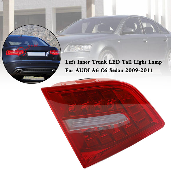 2009–2011 Audi A6 C6 Limousine, 4 Stück Innen- und Außenkoffer-LED-Rücklichtlampe 4FD945093B 4FD945094B
