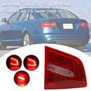 2009–2011 Audi A6 C6 Limousine, 4 Stück Innen- und Außenkoffer-LED-Rücklichtlampe 4FD945093B 4FD945094B-33