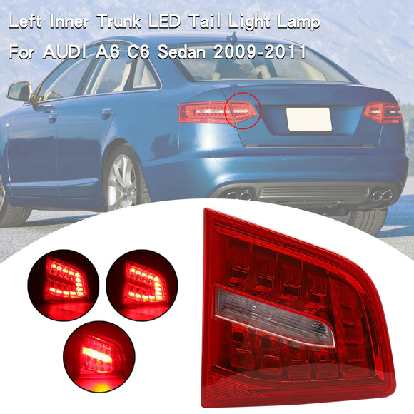 2009–2011 Audi A6 C6 Limousine, 4 Stück Innen- und Außenkoffer-LED-Rücklichtlampe 4FD945093B 4FD945094B