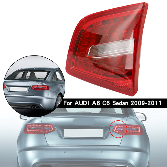 2009–2011 Audi A6 C6 Limousine, 4 Stück Innen- und Außenkoffer-LED-Rücklichtlampe 4FD945093B 4FD945094B