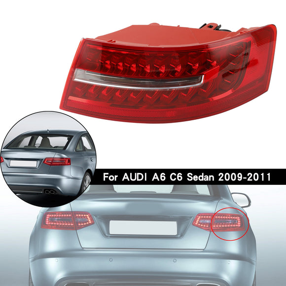 2009–2011 Audi A6 C6 Limousine, 4 Stück Innen- und Außenkoffer-LED-Rücklichtlampe 4FD945093B 4FD945094B