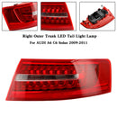 2009–2011 Audi A6 C6 Limousine, 4 Stück Innen- und Außenkoffer-LED-Rücklichtlampe 4FD945093B 4FD945094B-82