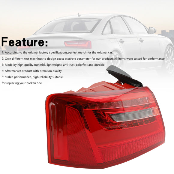 2012-2015 AUDI A6 C7 Saloon / Sedan Car L+R Outer LED Taillight Brake Light 4GD945095 4GD945096