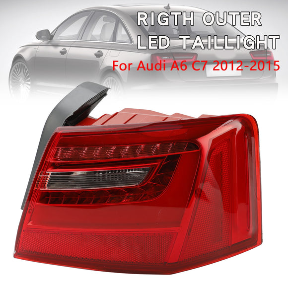 2012-2015 AUDI A6 C7 Saloon / Sedan Car L+R Outer LED Taillight Brake Light 4GD945095 4GD945096