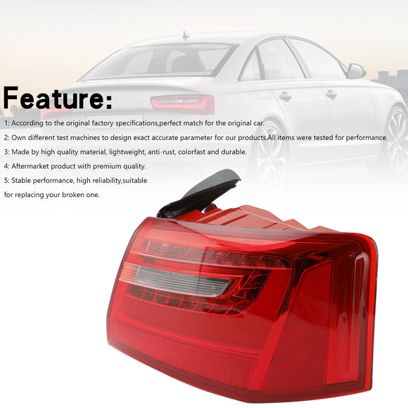 2012-2015 AUDI A6 C7 Saloon / Sedan Car L+R Outer LED Taillight Brake Light 4GD945095 4GD945096