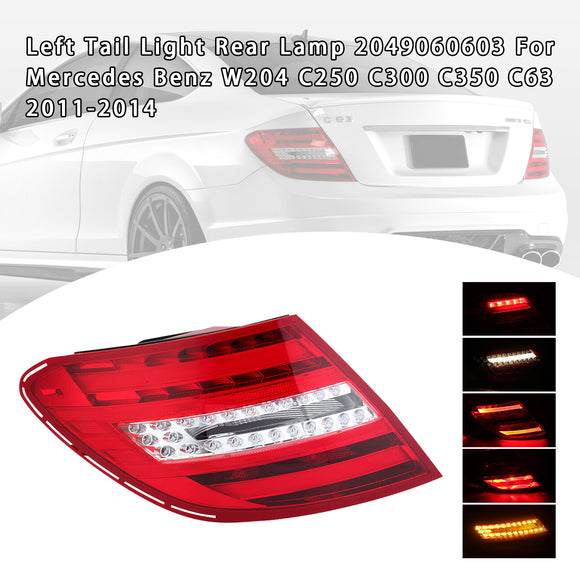 Mercedes-Benz 2011-2014 W204 C250 C300 C350 C63 Achterlicht links en rechts 2049060603 2049060604