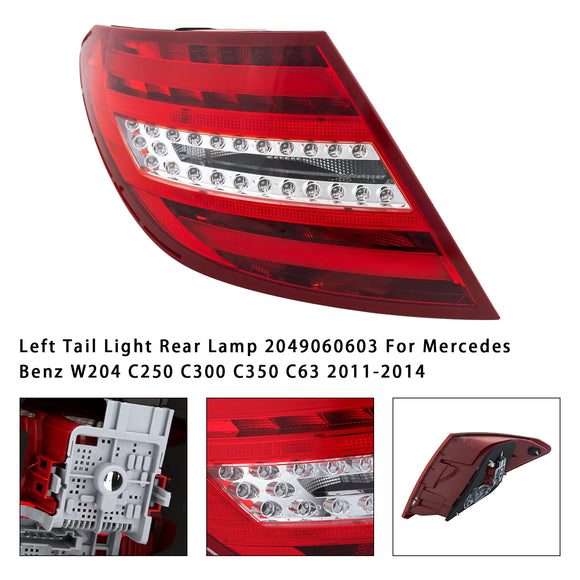 Mercedes-Benz 2011-2014 W204 C250 C300 C350 C63 Achterlicht links en rechts 2049060603 2049060604