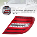 Mercedes-Benz 2011-2014 W204 C250 C300 C350 C63 Achterlicht links en rechts 2049060603 2049060604-43
