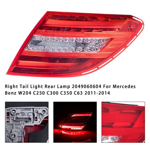 Mercedes-Benz 2011-2014 W204 C250 C300 C350 C63 Achterlicht links en rechts 2049060603 2049060604