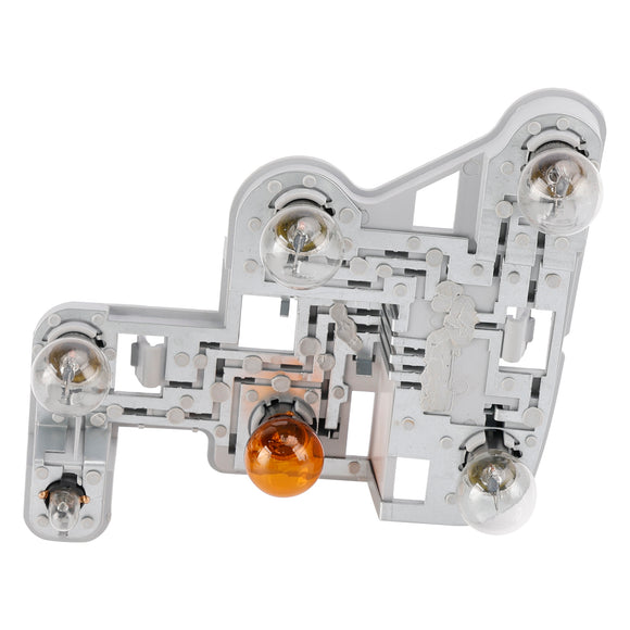2007-2010 Mercedes W204 C-Class Left+Right Pair Tail Lamp Bulb Holder with Bulbs A2048201500 A2048201600